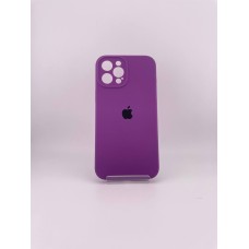Силикон Original RoundCam Case Apple iPhone 12 Pro Max (28) Brinjal