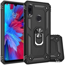 Бронь-чехол Ring Armor Defender ShutCam Xiaomi Redmi Note 7 / Redmi Note 7 Pro (Чёрный)