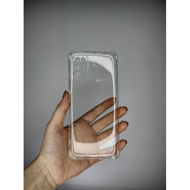 Силикон 6D ShutCam Samsung Galaxy A03S (2020) (Прозрачный)