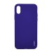 Силиконовый чехол iNavi Color iPhone X / XS (фиолетовый)