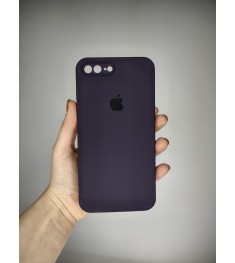 Силикон Original Square RoundCam Case Apple iPhone 7 Plus / 8 Plus (72) Eggplant..
