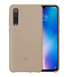 Силиконовый чехол Original Case Xiaomi Mi9 SE (Серо-бежевый)