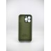 Силикон Original RoundCam Case Apple iPhone 13 Pro (73) Forest Green