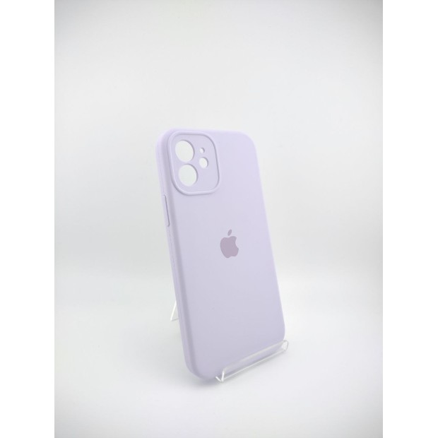 Силикон Original RoundCam Case Apple iPhone 12 (71) Light Glycine