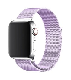 Ремешок Milanese Loop Premium Apple Watch 42 / 44 / 45 / 49mm (Light Purple)