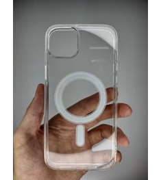 Чехол Clear Case with MagSafe Apple iPhone 15 Plus (Прозрачный)