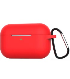 Чехол для наушников Full Silicone Case Apple AirPods Pro (Красный)