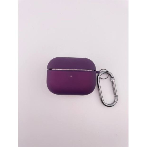 Чехол для наушников Full Silicone Case with Microfiber Apple AirPods Pro (72) Eggplant