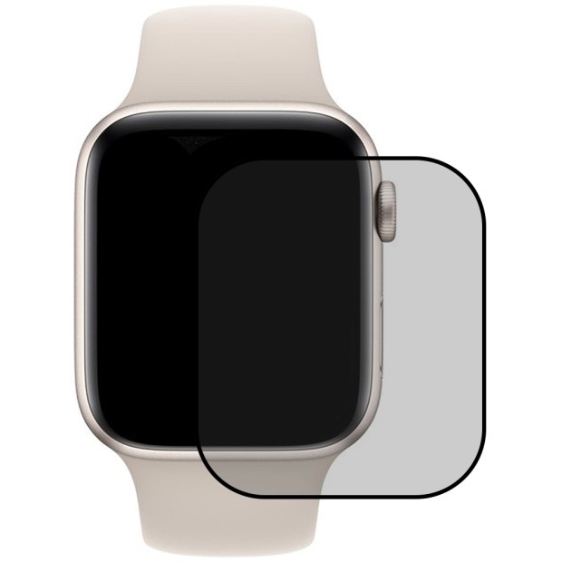 Защитное стекло 5D Matte Ceramic Apple Watch 44mm Black