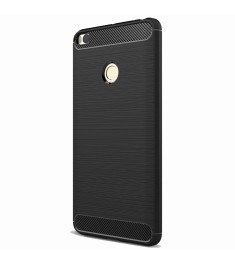 Силиконовый чехол Polished Carbon Xiaomi Mi Max (Черный)