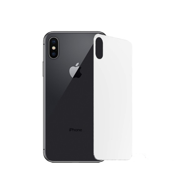 Стекло 5D Apple iPhone X / XS White (на заднюю сторону)