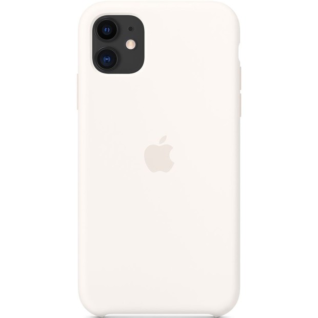Чехол Silicone Case Apple iPhone 11 (White)