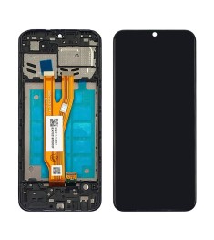 Дисплей для Samsung A032F Galaxy A03 Core (2021) с чёрным тачскрином и корпусной..