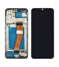 Дисплей для Samsung A035F Galaxy A03 (2022) с чёрным тачскрином и корпусной рамк..