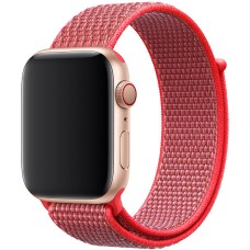 Ремешок Nylon Apple Watch 38 / 40 mm (Малиново-розовый)