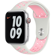Ремешок Nike Apple Watch 38 / 40 mm (White-Pink)