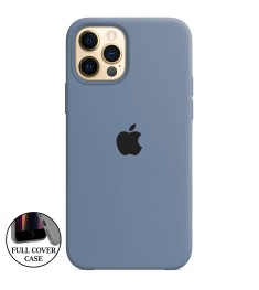 Силикон Original Round Case Apple iPhone 12 / 12 Pro (42) Shadow Blue