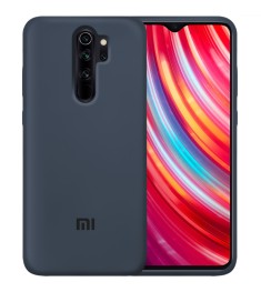 Силикон Original Case Xiaomi Redmi Note 8 Pro (Тёмно-серый)