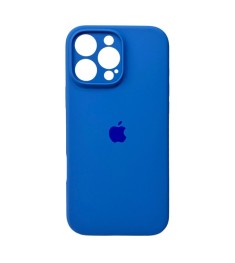 Силикон Original RoundCam Case Apple iPhone 16 Pro Max (12) Royal Blue
