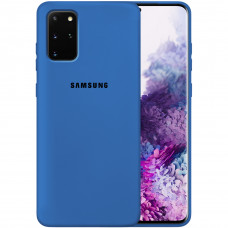 Силикон Original Case Samsung Galaxy S20 Plus (Кобальт)