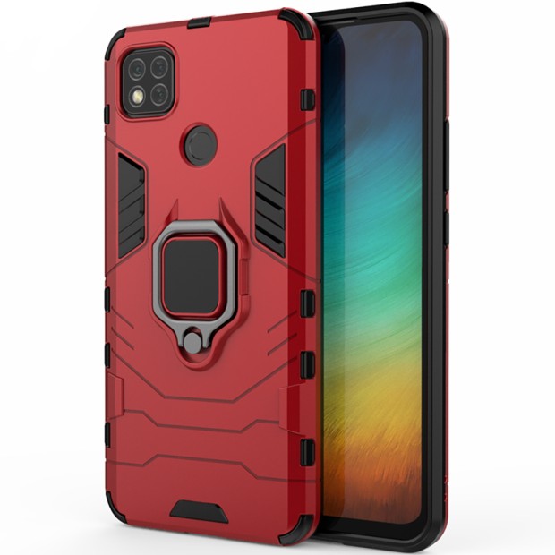 Бронь-чехол Ring Armor Case Xiaomi Redmi 9C (Красный)