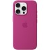 Чехол Silicone Case with MagSafe Apple iPhone 16 Pro (Fuchsia)