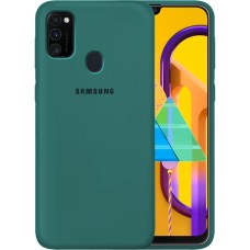 Силикон Original 360 Case Logo Samsung Galaxy M30s (2019) (Тёмно-зеленый)
