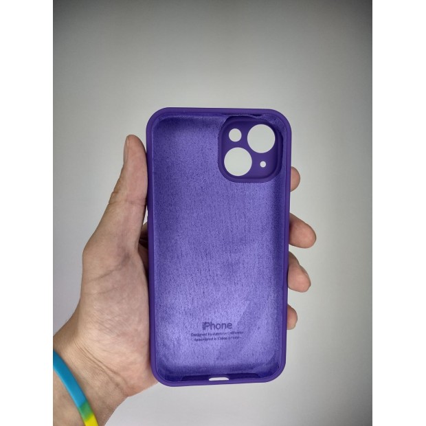 Силикон Original RoundCam Case Apple iPhone 14 (87) Amethyst