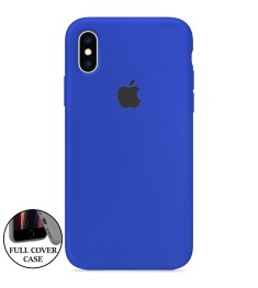 Силикон Original Round Case Apple iPhone X / XS (48) Ultramarine