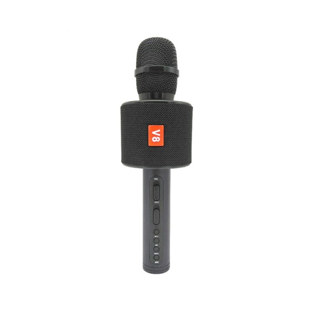 Микрофон-караоке Bluetooth V8 (чёрный)