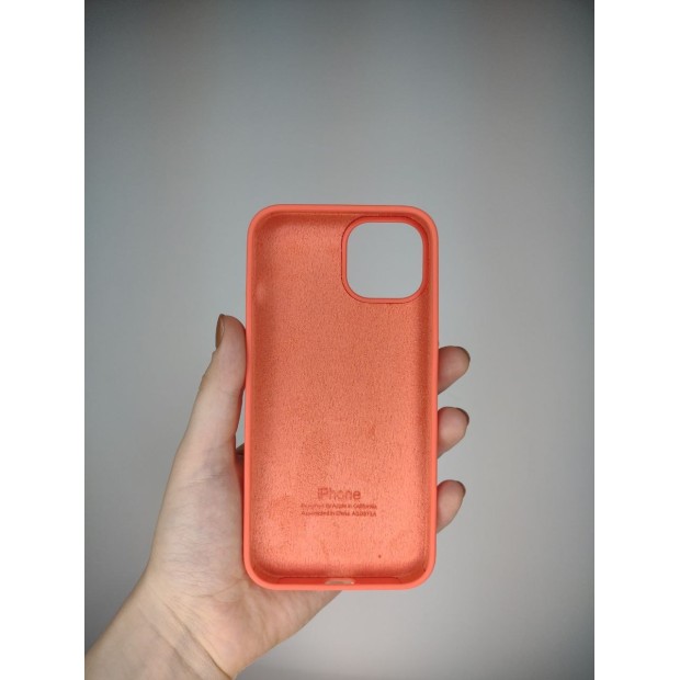 Силикон Original Round Case Apple iPhone 14 (Pink Citrus)