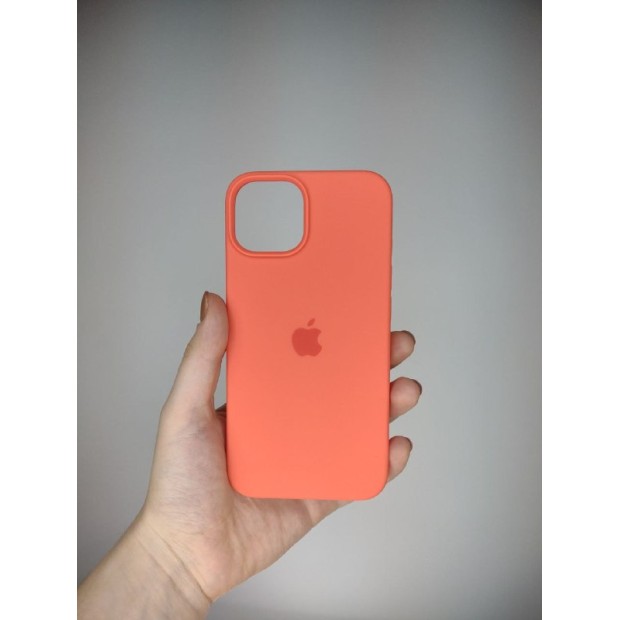 Силикон Original Round Case Apple iPhone 14 (Pink Citrus)