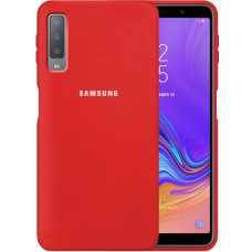 Силикон Original 360 Case Logo Samsung Galaxy A7 (2018) A750 (Красный)