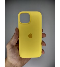 Силикон Original Round Case Apple iPhone 15 (13) Yellow