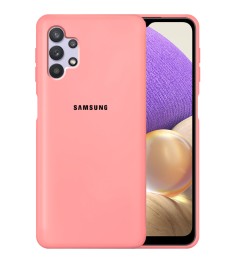 Силикон Original Case Samsung Galaxy A32 (2021) (Розовый)