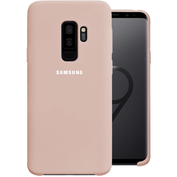 Силикон Original Case Samsung Galaxy S9 Plus (Пудровый)