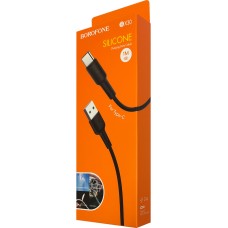 USB-кабель Borofone Silicone BX30 (Type-C) (Чёрный)