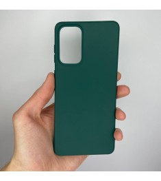 Силикон iNavi Color Samsung Galaxy A73 5G (2023) (Тёмно-зелёный)
