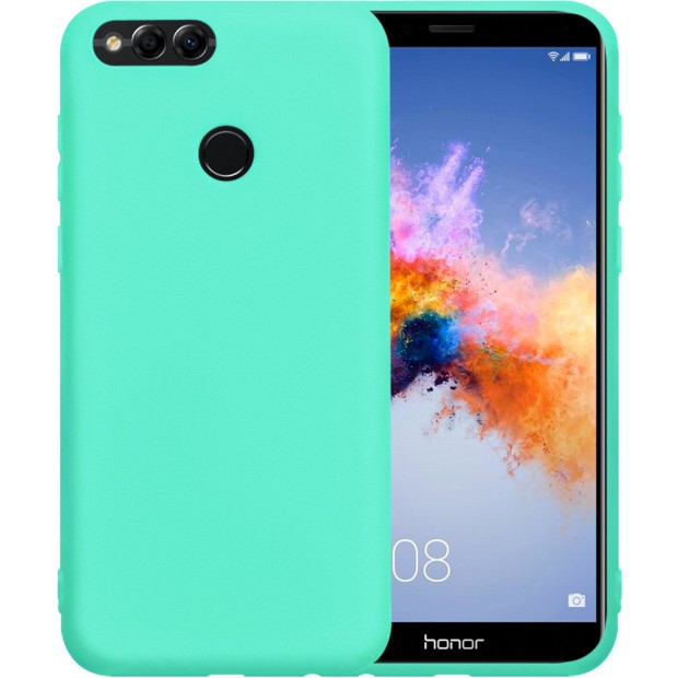 Силиконовый чехол Multicolor Huawei Honor 7X (бирюзовый)