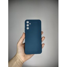 Силикон Original 360 ShutCam Case Samsung A34 (Тёмно-лазурный)