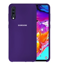 Силикон Original Case HQ Samsung Galaxy A70 (2019) (Фиолетовый)