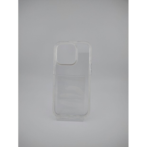 Силикон Space Case Premium Apple iPhone 15 Pro (Прозрачный)