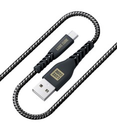 USB-кабель LuxeCube Kevlar Premium (MicroUSB) (Чёрный)