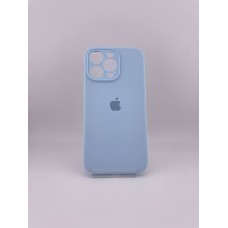 Силикон Original RoundCam Case Apple iPhone 15 Pro Max (53) Sky Blue