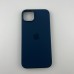 Чехол Silicone Case with MagSafe Apple iPhone 14 Plus (Storm Blue)