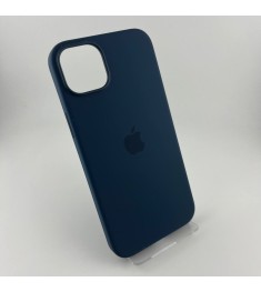 Чехол Silicone Case with MagSafe Apple iPhone 14 Plus (Storm Blue)