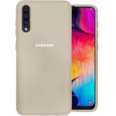 Силикон Original Round Case Logo Samsung Galaxy A30s / A50 / A50s (2019) (Серый)