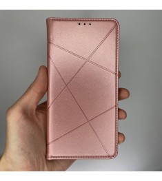 Чехол-книжка Leather Book Xiaomi Redmi Note 11 / Note 11S (Розовый)