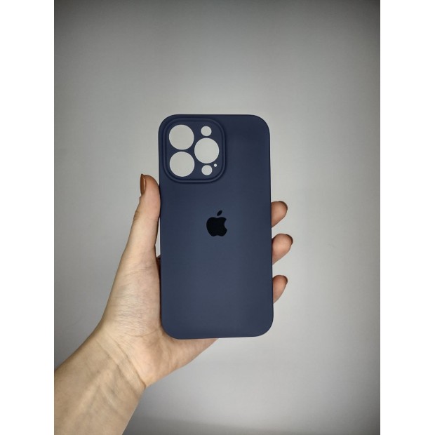 Силикон Original RoundCam Case Apple iPhone 13 Pro (09) Midnight Blue