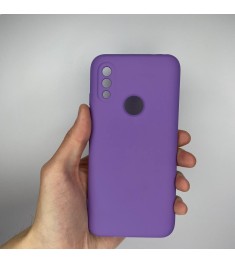 Силикон Original 360 ShutCam Case Xiaomi Redmi 7 (Лавандовый)